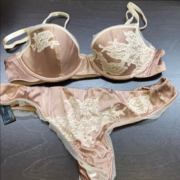 Obsidian By Elle Macpherson Lingerie Set Sz S - Picture 2 of 16